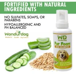 Wondurdog Fur Foam Dog Shampoo, 16.9-oz Bottle -Pet Wellness 521734 PT4. AC SS1800 V1651079500