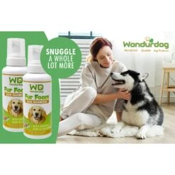 Wondurdog Fur Foam Dog Shampoo, 16.9-oz Bottle -Pet Wellness 521734 PT7. AC SS1800 V1651075286