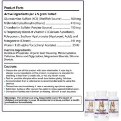 VetSmart Formulas Early Stage Chewable Tablet Joint Supplement For Dogs 10 VetSmart Formulas Early Stage Chewable Tablet Joint Supplement For Dogs -Pet Wellness 522014 PT3. AC SS1800 V1652467604