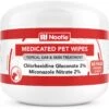 Nootie Medicated Antimicrobial Dog Ear & Skin Wipes