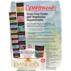Evanger's Grain-Free Buffalo Canned Dog & Cat Food -Pet Wellness 52615 PT3. AC SS1800 V1693937233