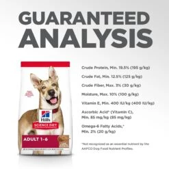 Hill's Science Diet Adult Lamb Meal & Brown Rice Recipe Dry Dog Food -Pet Wellness 52687 PT8. AC SS1800 V1598154064