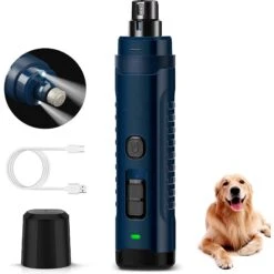 Bousnic LED Dog & Cat Nail Grinder, Blue
