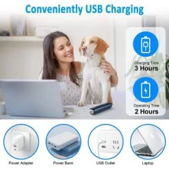 Bousnic LED Dog & Cat Nail Grinder, Blue -Pet Wellness 530078 PT6. AC SS1800 V1652768827