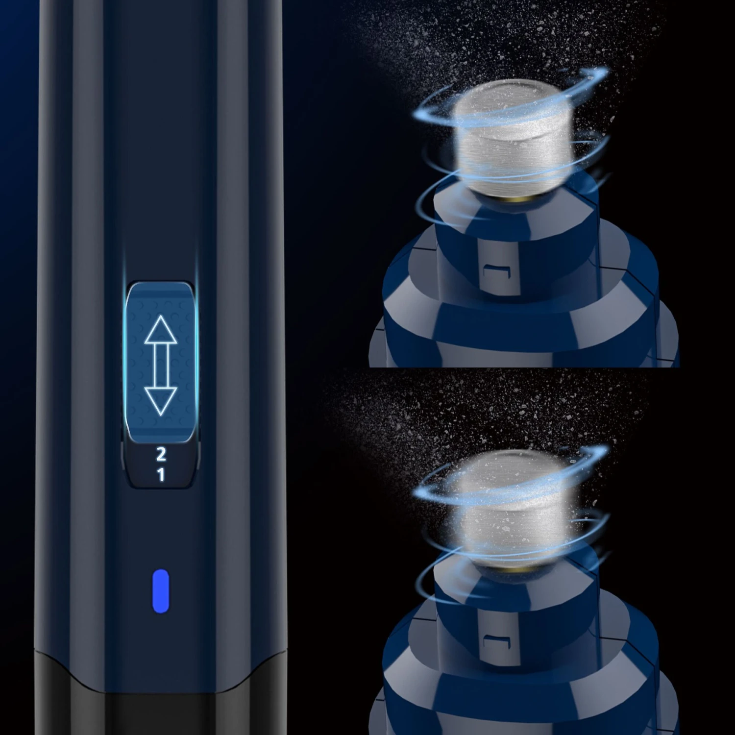 Bousnic Super Low Noise Dog & Cat Nail Grinder, Blue 3 Bousnic Super Low Noise Dog & Cat Nail Grinder, Blue - Image 3