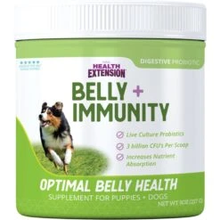 Health Extension Belly + Immunity Powder Digestive & Immune Supplement For Dogs