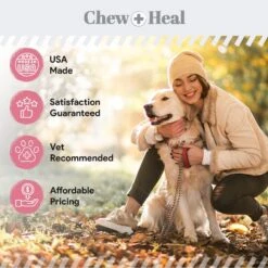 Chew + Heal Allergy Aid Soft Chew Allergy Supplement For Dogs -Pet Wellness 530974 PT5. AC SS1800 V1686591458
