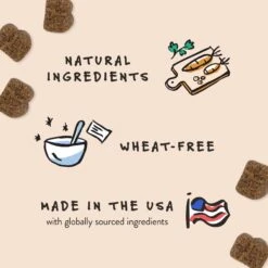 Bocce's Bakery Soft Chew Skin & Coat Supplement For Dogs, 60 Count -Pet Wellness 534790 PT2. AC SS1800 V1657658788