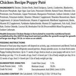 Health Extension Little Cups Grain-Free Chicken Wet Puppy Food, 3.5-oz Cup, Case Of 12 -Pet Wellness 535390 PT2. AC SS1800 V1657658791
