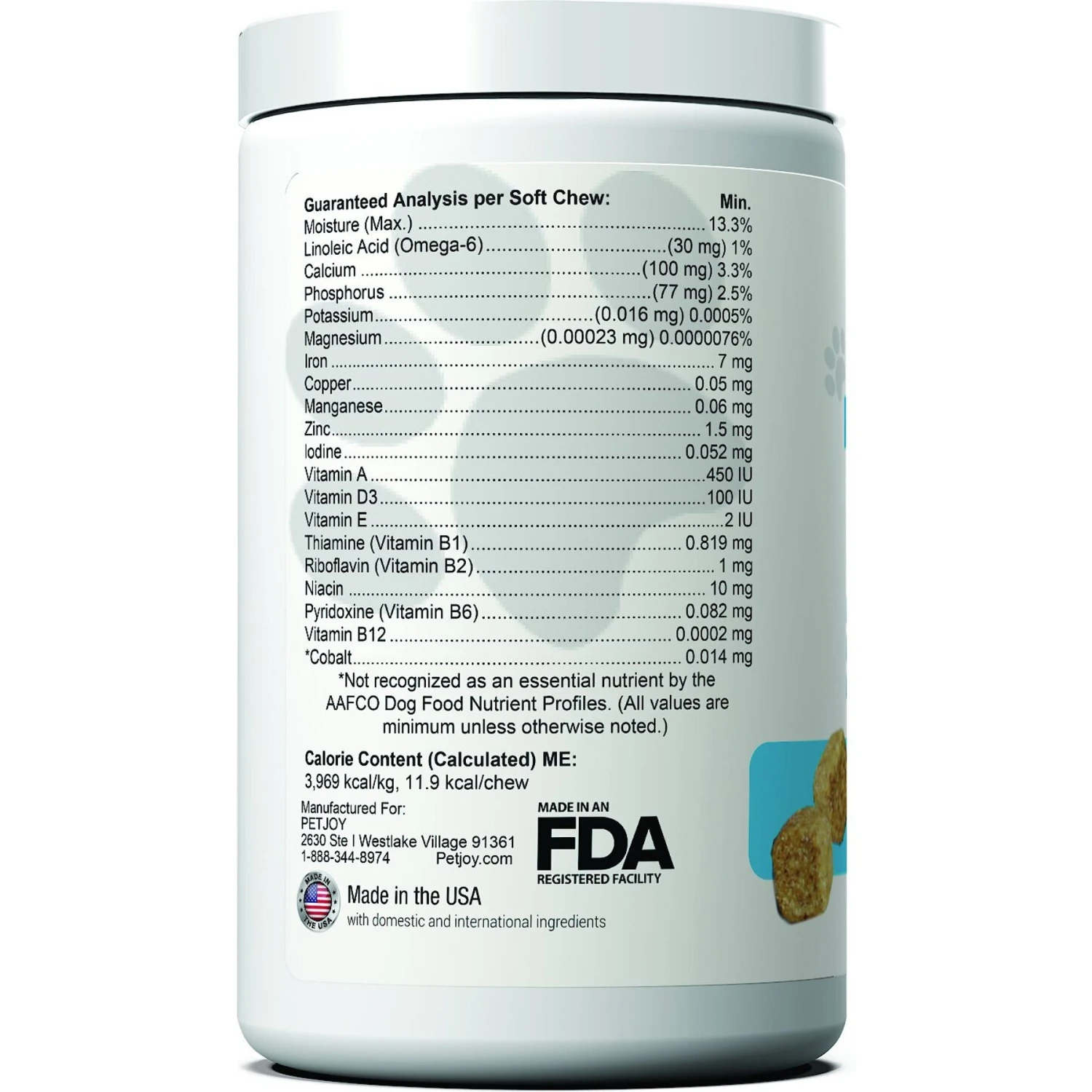 PetJoy Enhanced Daily Multivitamin Soft Chews Supplement For Dogs, 60 Count 2 PetJoy Enhanced Daily Multivitamin Soft Chews Supplement For Dogs, 60 Count - Image 2