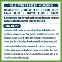 Wondercide Mosquito & Fly Indoor & Outdoor Aerosol Spray, 10-oz Bottle -Pet Wellness 539726 PT7. AC SS1800 V1657658878