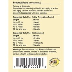 Overby Farm Hip Flex Joint Level 2 Moderate Care With Tart Cherries Dog Tablets -Pet Wellness 54021 PT2. AC SS1800 V1465924587