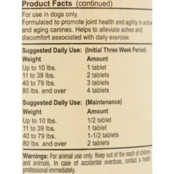 Overby Farm Hip Flex Joint Level 3 Advanced Care With Tart Cherries Dog Tablets -Pet Wellness 54023 PT3. AC SS1800 V1461705517