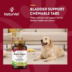 NaturVet Bladder Support Plus Cranberry Chewable Tablets Urinary Supplement For Dogs -Pet Wellness 54048 PT3. AC SS1800 V1698695695