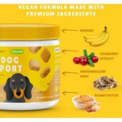 PointPet Vegan UT Support Banana & Peanut Butter Flavored Dog Soft Chews Supplement, 90 Count 12 PointPet Vegan UT Support Banana & Peanut Butter Flavored Dog Soft Chews Supplement, 90 Count -Pet Wellness 541686 PT3. AC SS1800 V1669391002