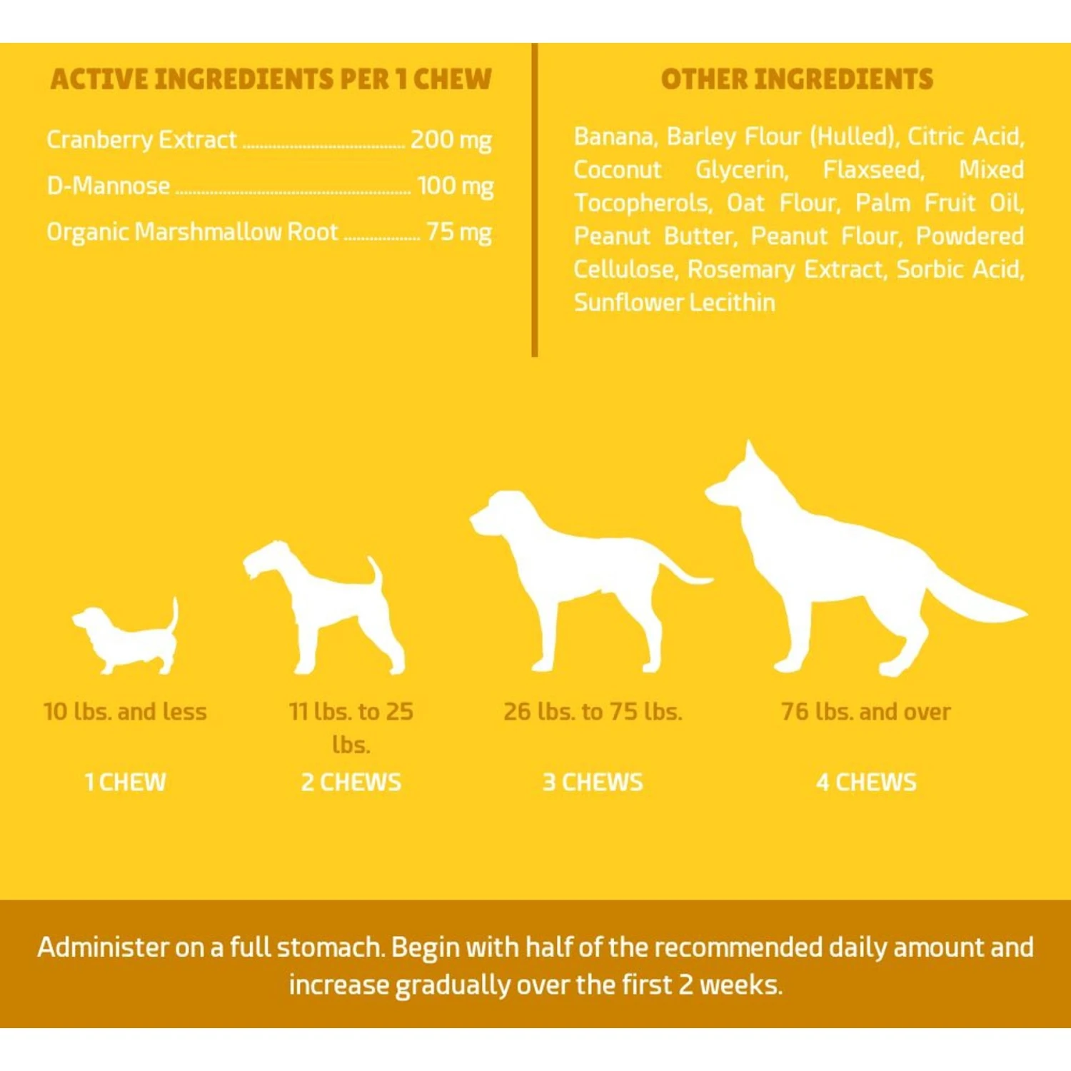 PointPet Vegan UT Support Banana & Peanut Butter Flavored Dog Soft Chews Supplement, 90 Count 6 PointPet Vegan UT Support Banana & Peanut Butter Flavored Dog Soft Chews Supplement, 90 Count - Image 6