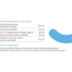 OZLOO Hip & Joint Pork Flavored Chewable Tablet Supplement For Small & Medium Adult Dogs, 30 Count -Pet Wellness 542710 PT8. AC SS1800 V1658196568