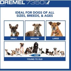 Dremel 7350-PT Cordless Dog & Cat Rotary Nail Grinder Kit & Dremel Grooming Bands For The 7350-PT &7300-PT Nail Grinder 14 Dremel 7350-PT Cordless Dog & Cat Rotary Nail Grinder Kit & Dremel Grooming Bands For The 7350-PT &7300-PT Nail Grinder -Pet Wellness 543126 PT5. AC SS1800 V1657659030