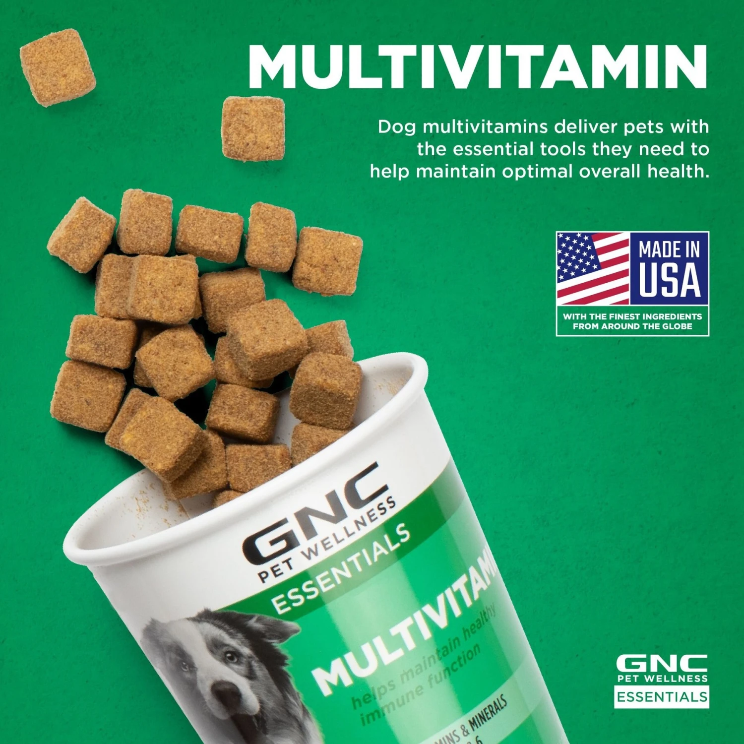 GNC Pets ESSENTIALS Multivitamin Soft Chews Dog Supplement, 60 Count 4 GNC Pets ESSENTIALS Multivitamin Soft Chews Dog Supplement, 60 Count - Image 4