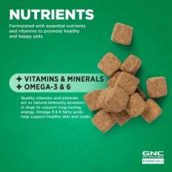 GNC Pets ESSENTIALS Multivitamin Soft Chews Dog Supplement, 60 Count 9 GNC Pets ESSENTIALS Multivitamin Soft Chews Dog Supplement, 60 Count -Pet Wellness 550678 PT4. AC SS1800 V1657659446