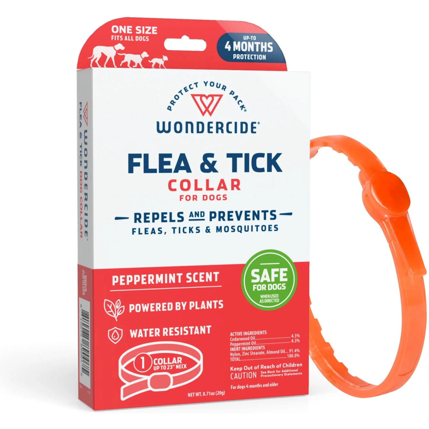 Wondercide Peppermint Flea & Tick Dog Collar 1 Wondercide Peppermint Flea & Tick Dog Collar