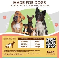 Natural Dog Company Skin & Coat Omega-3 & Omega-6 Oil Dog Supplement, 16-oz Bottle -Pet Wellness 550878 PT7. AC SS1800 V1658618566