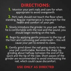 FURminator Nail Grinder For Dogs & Cats -Pet Wellness 55097 PT2. AC SS1800 V1701452208