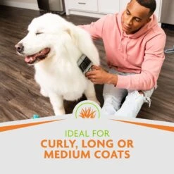 FURminator Firm Slicker Brush For Dogs -Pet Wellness 55198 PT5. AC SS1800 V1701452258