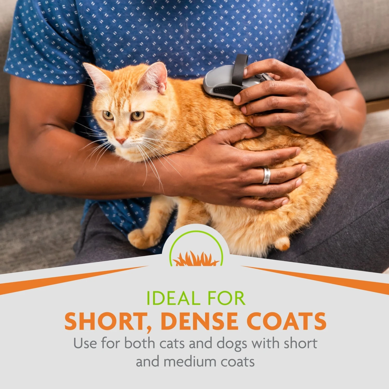 FURminator Curry Comb For Dogs 5 FURminator Curry Comb For Dogs - Image 5