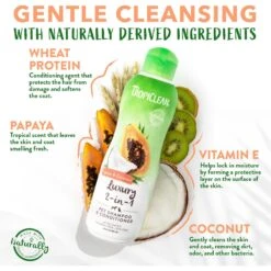 TropiClean Luxury 2 In 1 Papaya & Coconut Pet Shampoo & Conditioner 10 TropiClean Luxury 2 In 1 Papaya & Coconut Pet Shampoo & Conditioner -Pet Wellness 55610 PT3. AC SS1800 V1684413906