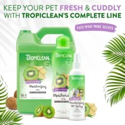 TropiClean Kiwi & Cocoa Butter Dog & Cat Conditioner -Pet Wellness 55620 PT7. AC SS1800 V1684412702