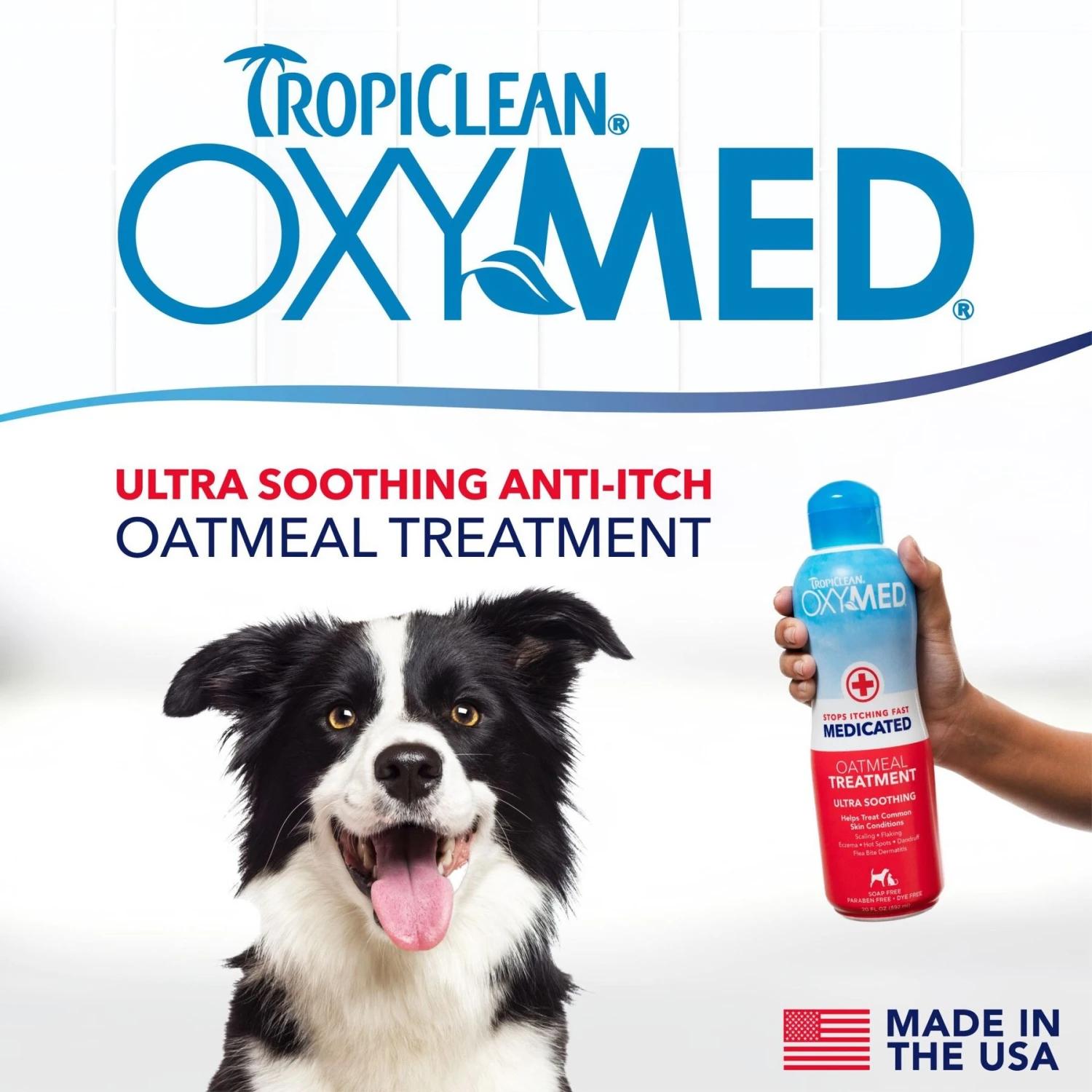 TropiClean OxyMed Medicated Oatmeal Dog & Cat Treatment Rinse 3 TropiClean OxyMed Medicated Oatmeal Dog & Cat Treatment Rinse - Image 3