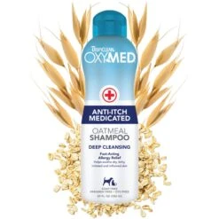 TropiClean OxyMed Medicated Anti-Itch Oatmeal Dog & Cat Shampoo