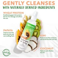 TropiClean Papaya Deodorizing Dog & Cat Spray 10 TropiClean Papaya Deodorizing Dog & Cat Spray -Pet Wellness 55643 PT3. AC SS1800 V1684408658