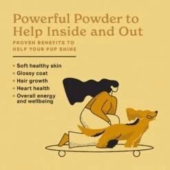 The Missing Link Skin & Coat Powder Dog Supplement 7 The Missing Link Skin & Coat Powder Dog Supplement -Pet Wellness 56206 PT3. AC SS1800 V1658201067