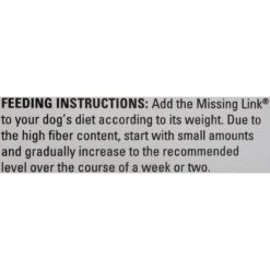 The Missing Link Hip & Joint Powder Supplement -Pet Wellness 56209 PT6. AC SS1800 V1516225157