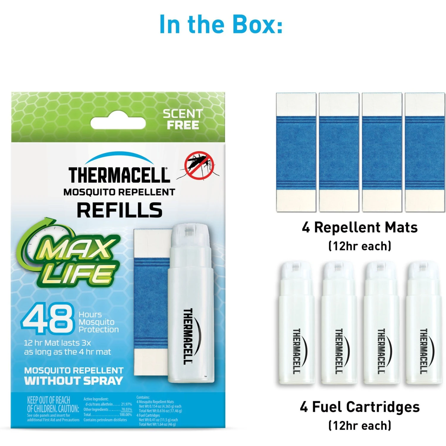 Thermacell Max Life Mosquito Repellent Refills, 48 Hours 2 Thermacell Max Life Mosquito Repellent Refills, 48 Hours - Image 2
