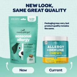 Ready Pet Go Seasonal Allergy Dog Supplement, 90 Count 15 Ready Pet Go Seasonal Allergy Dog Supplement, 90 Count -Pet Wellness 565358 PT7. AC SS1800 V1668900887