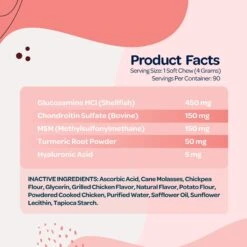 Ready Pet Go Joint & Hip Dog Supplement, 90 Count 10 Ready Pet Go Joint & Hip Dog Supplement, 90 Count -Pet Wellness 565374 PT2. AC SS1800 V1668631755