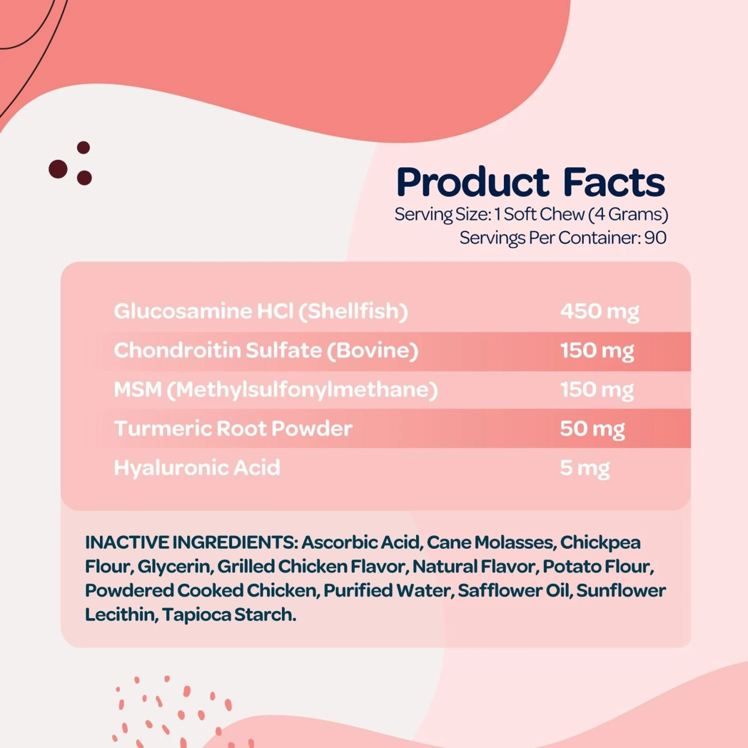 Ready Pet Go Joint & Hip Dog Supplement, 90 Count 3 Ready Pet Go Joint & Hip Dog Supplement, 90 Count - Image 3