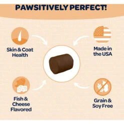 Ready Pet Go Skin & Coat Omega-3 Dog Supplement, 90 Count -Pet Wellness 565390 PT4. AC SS1800 V1671202196