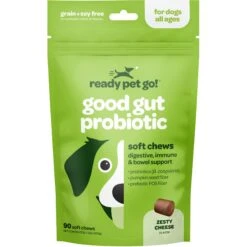 Ready Pet Go Good Gut Probiotic Dog Supplement, 90 Count