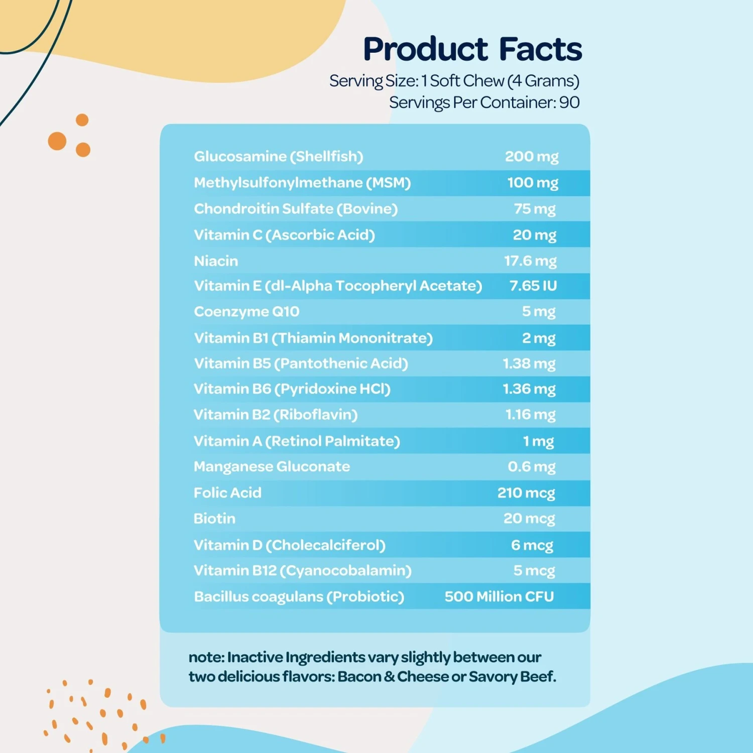 Ready Pet Go Healthy 12-In-One Dog Supplement, 90 Count 3 Ready Pet Go Healthy 12-In-One Dog Supplement, 90 Count - Image 3