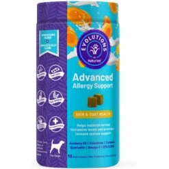 NaturVet Evolutions Advanced Allergy Soft Chews Dog Supplement