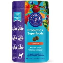 NaturVet Evolutions Probiotic + Superfoods Soft Chews Dog Supplement