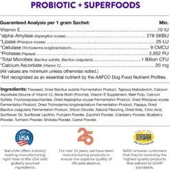 NaturVet Evolutions Probiotic + Superfoods Dog Supplement, 30 Count -Pet Wellness 565854 PT7. AC SS1800 V1698694351