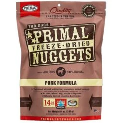 Primal Beef Formula Nuggets Grain-Free Raw Freeze-Dried Dog Food & Primal Pork Formula Nuggets Grain-Free Raw Freeze-Dried Dog Food -Pet Wellness 567158 PT5. AC SS1800 V1657659868