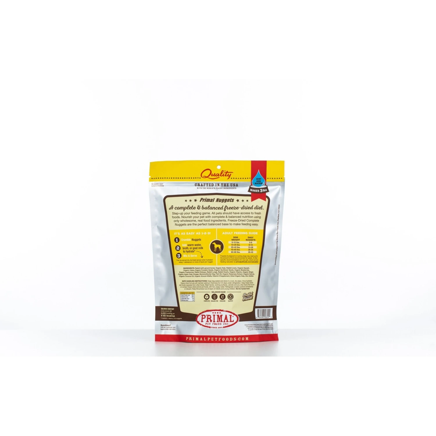 Primal Duck Formula Nuggets Grain-Free Raw Freeze-Dried Dog Food & Primal Rabbit Formula Nuggets Grain-Free Raw Freeze-Dried Dog Food 7 Primal Duck Formula Nuggets Grain-Free Raw Freeze-Dried Dog Food & Primal Rabbit Formula Nuggets Grain-Free Raw Freeze-Dried Dog Food - Image 7