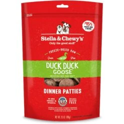 Stella & Chewy's Stella's Super Beef Dinner Patties Freeze-Dried Raw Dog Food & Stella & Chewy's Duck Duck Goose Dinner Patties Freeze-Dried Raw Dog Food -Pet Wellness 567214 PT5. AC SS1800 V1657659922