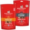 Stella & Chewy's Stella's Super Beef Dinner Patties Freeze-Dried Raw Dog Food & Stella & Chewy's Purely Pork Freeze-Dried Raw Dinner Patties Dog Food